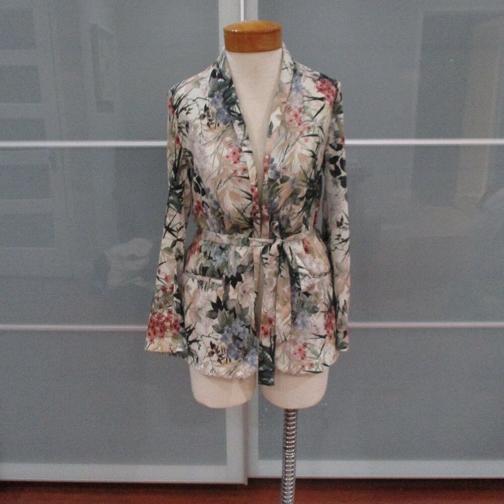 Zara Basic Collection Tie Close Blazer / Jacket